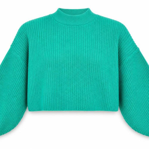 In the Style Womens Green  Knit Pullover Jumper Size 8