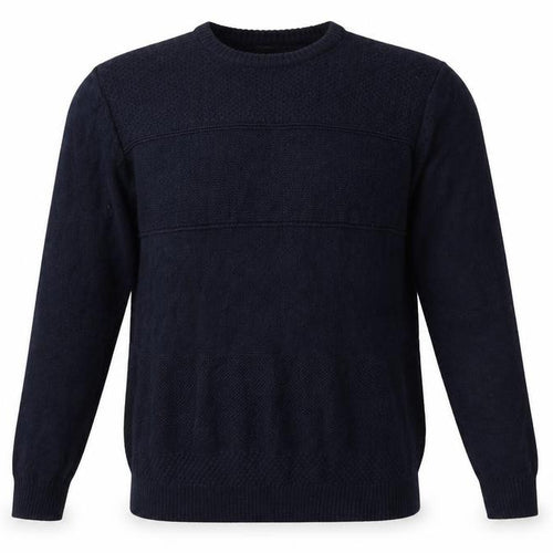 Easy Mens Beige  Knit Pullover Jumper Size S