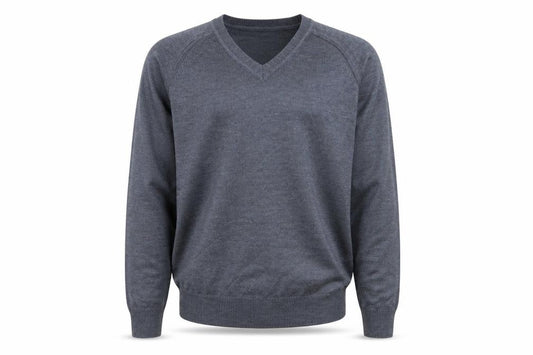 Front view of Resume men’s blue jumper, size S