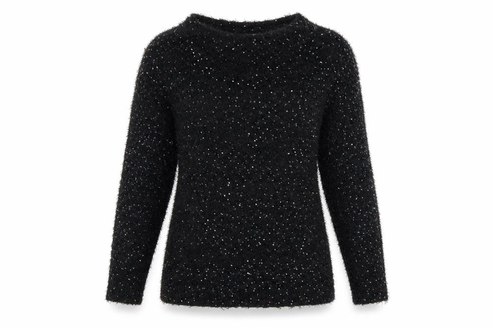 George Womens Black  Knit Pullover Jumper Size 14