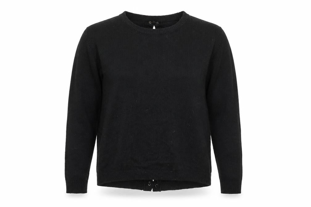 Brave Soul Womens Black  Knit Pullover Jumper Size 14