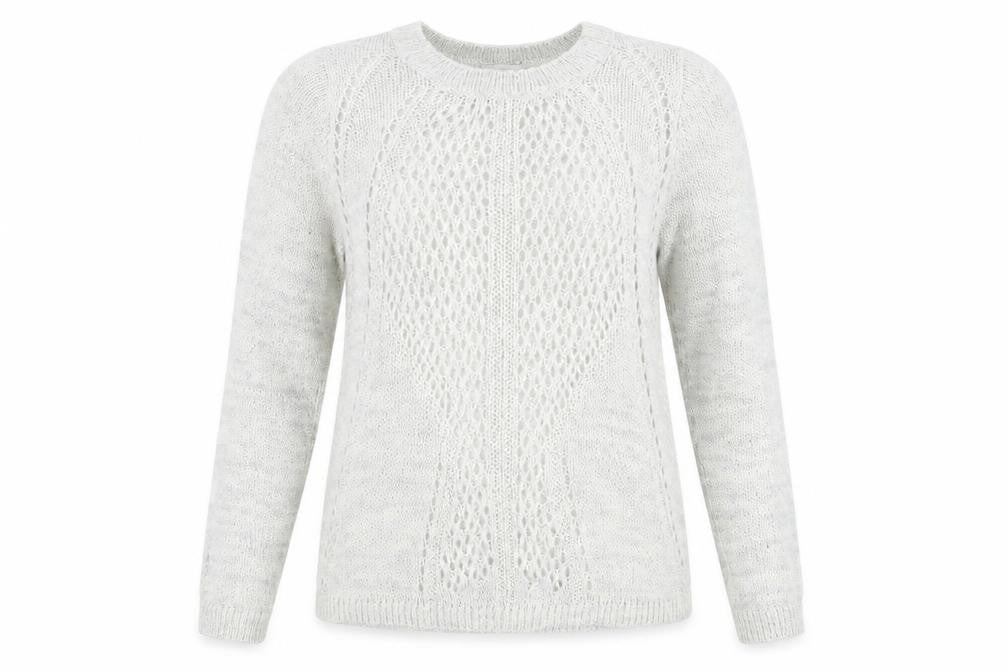George Womens Grey  Knit Pullover Jumper Size 8