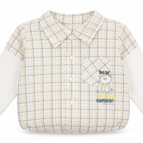 Earlydays Boys Multicoloured Check  Basic Button-Up Size 3-6 Months