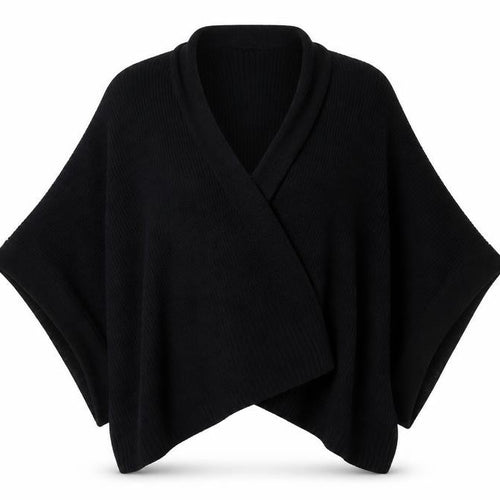 Peacocks Womens Black   Wrap Jumper One Size