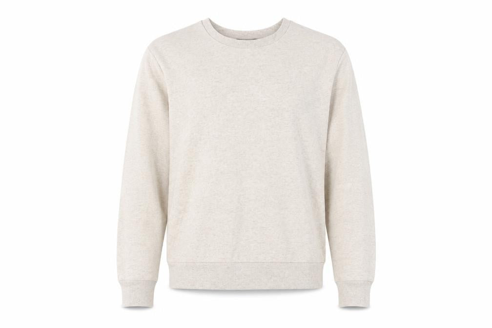 Front view of Atmosphere women’s beige jumper, size UK 12