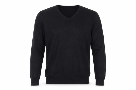Front view of Blue Harbour men’s grey jumper, size S