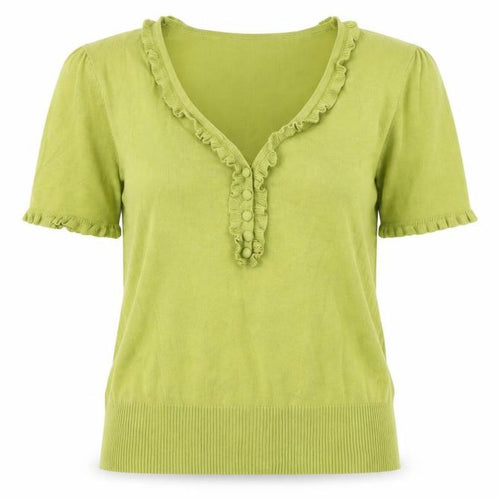M&Co Womens Green   Basic T-Shirt Size L