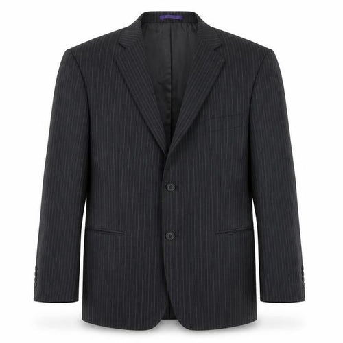 Taylor & Wright Mens Black Striped  Jacket Suit Jacket Size 44