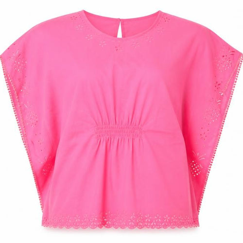 George Womens Pink   Tunic Blouse Size L  - BEACH TOP