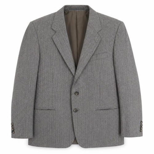 Preworn Mens Brown Herringbone  Jacket Suit Jacket Size 40
