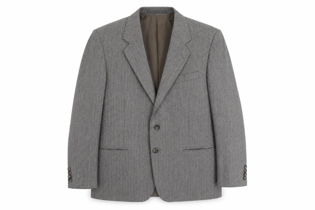 Preworn Mens Brown Herringbone  Jacket Suit Jacket Size 40