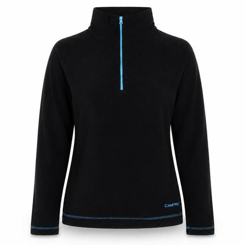 Campri Womens Black  Fleece Jacket  Size 10