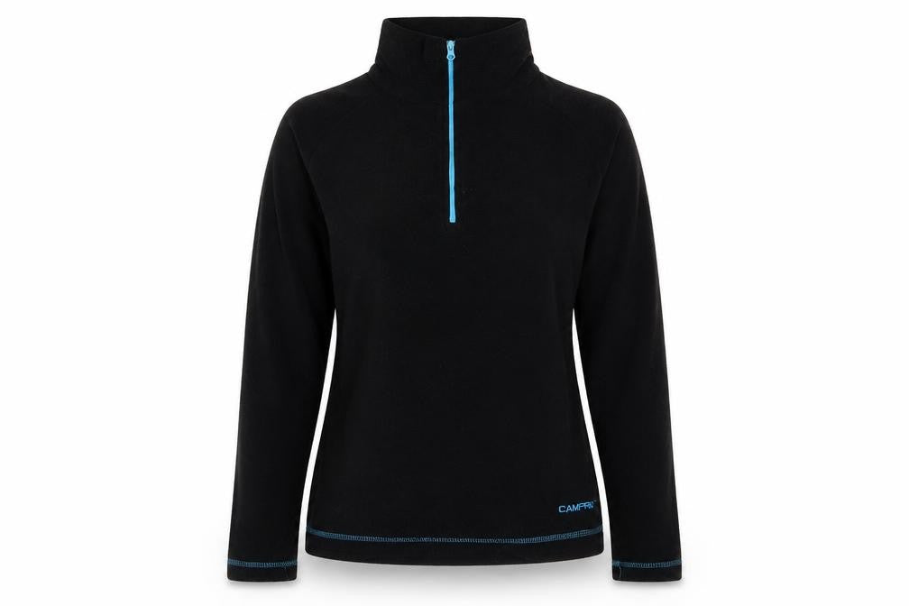 Campri Womens Black  Fleece Jacket  Size 10