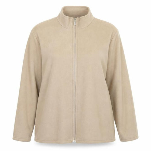 Gabriella Vicenza Womens Beige  Fleece Jacket  Size 16