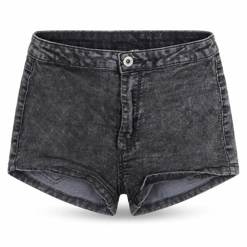 Divided by H&M Womens Grey  Denim Hot Pants Shorts Size 8