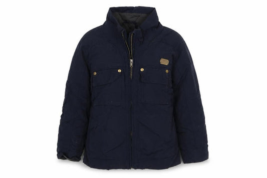 Front view of Avenue boys’ blue jacket, size 4, years