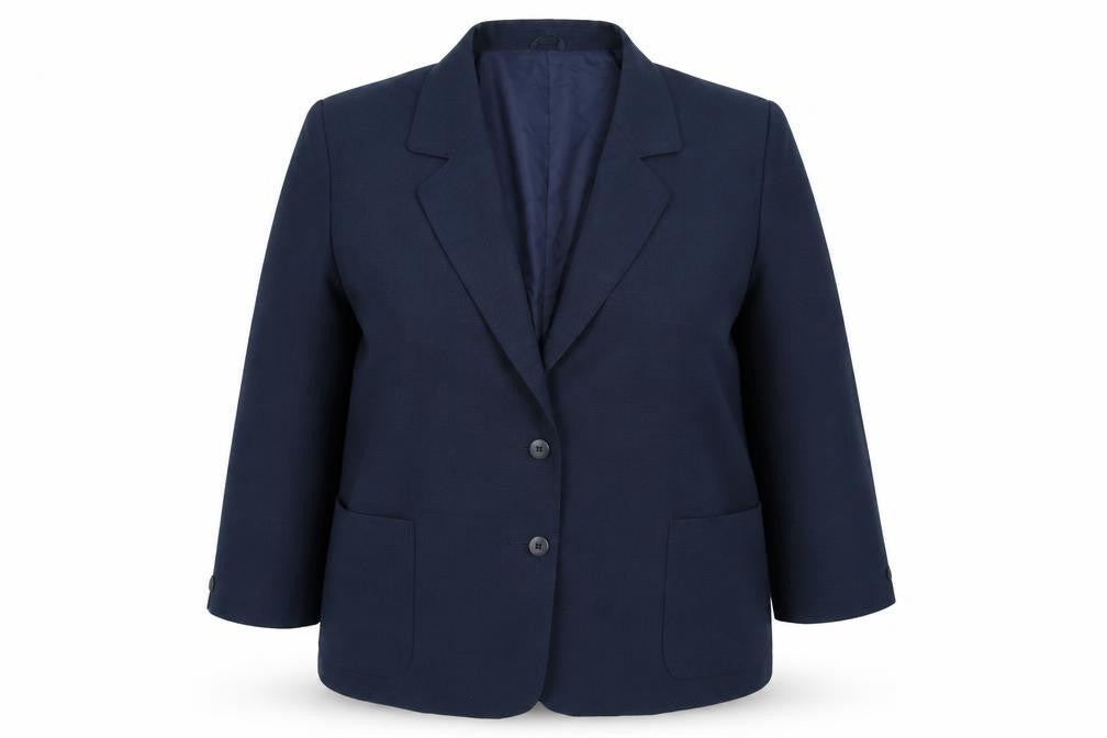Definitions Collection Womens Blue   Jacket Suit Jacket Size 20