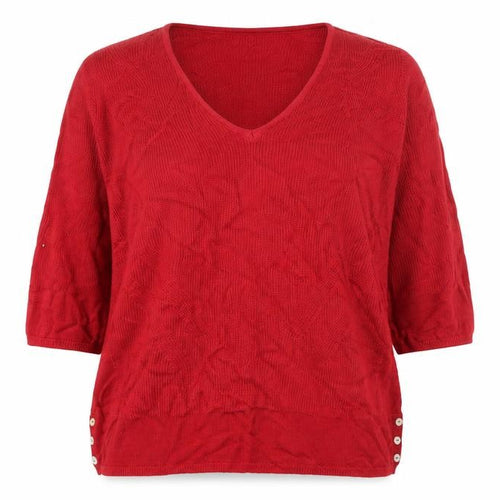 Per Una Womens Red  Knit Pullover Jumper Size 14