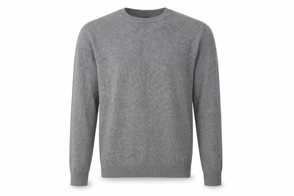 New Look Mens Grey  Knit Pullover Jumper Size L