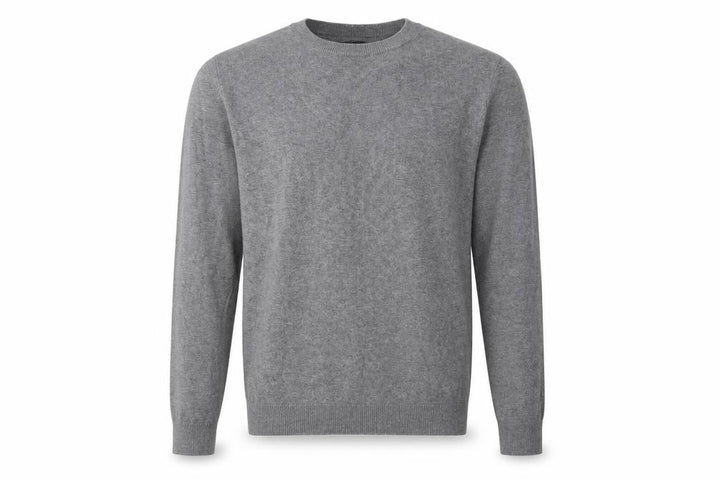 New Look Mens Grey Knit Pullover Jumper Size L