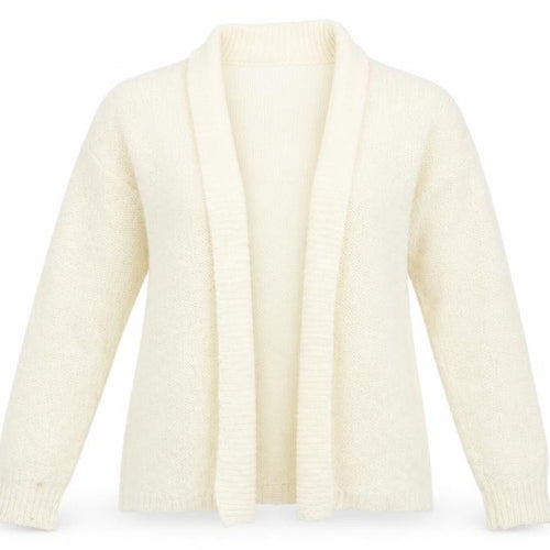 Noto Womens Beige   Cardigan Jumper Size M