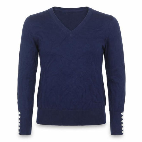 Plum Tree Womens Blue  Knit Pullover Jumper Size 14