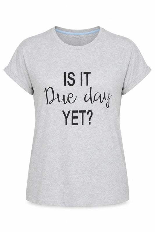 Front view of ASOS women’s grey basic t-shirt, size UK 6