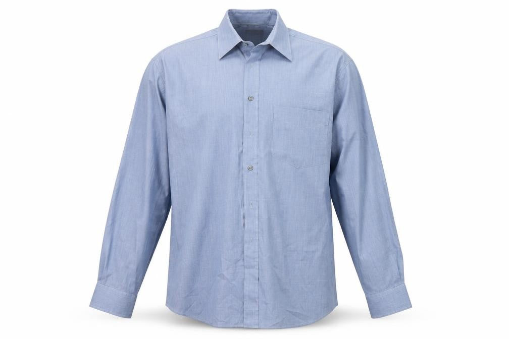 Burton Mens Blue    Button-Up Size 15.5