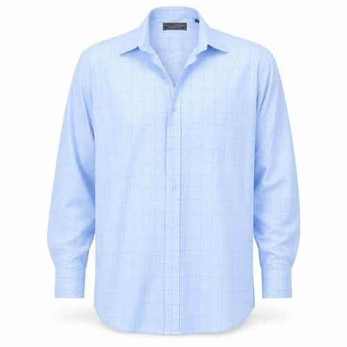 Greenwoods Mens Blue    Button-Up Size 15