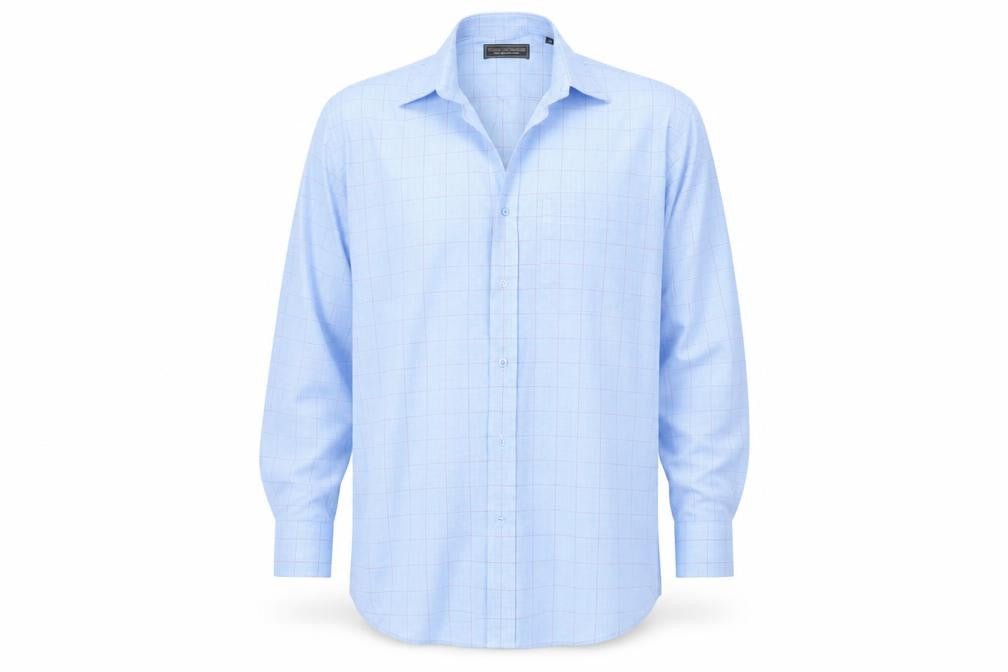 Greenwoods Mens Blue    Button-Up Size 15