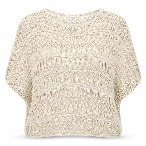 Sans Souci Womens Beige   Pullover Jumper Size M