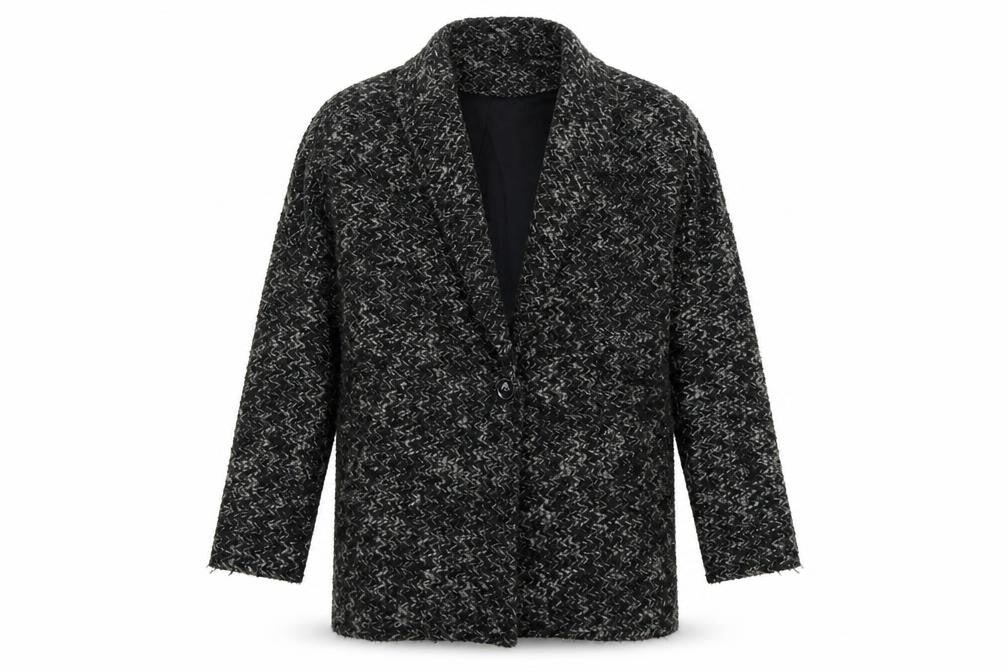 New Look Womens Grey   Jacket Blazer Size 8