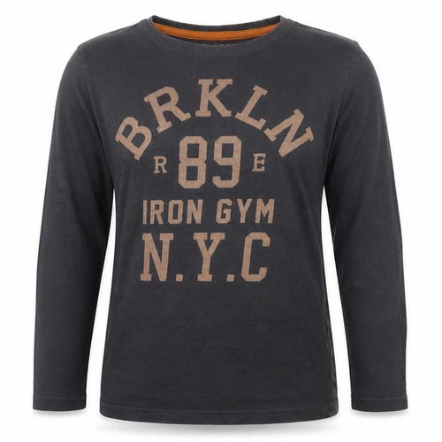 BOYS DEPT Boys Grey   Basic T-Shirt Size S
