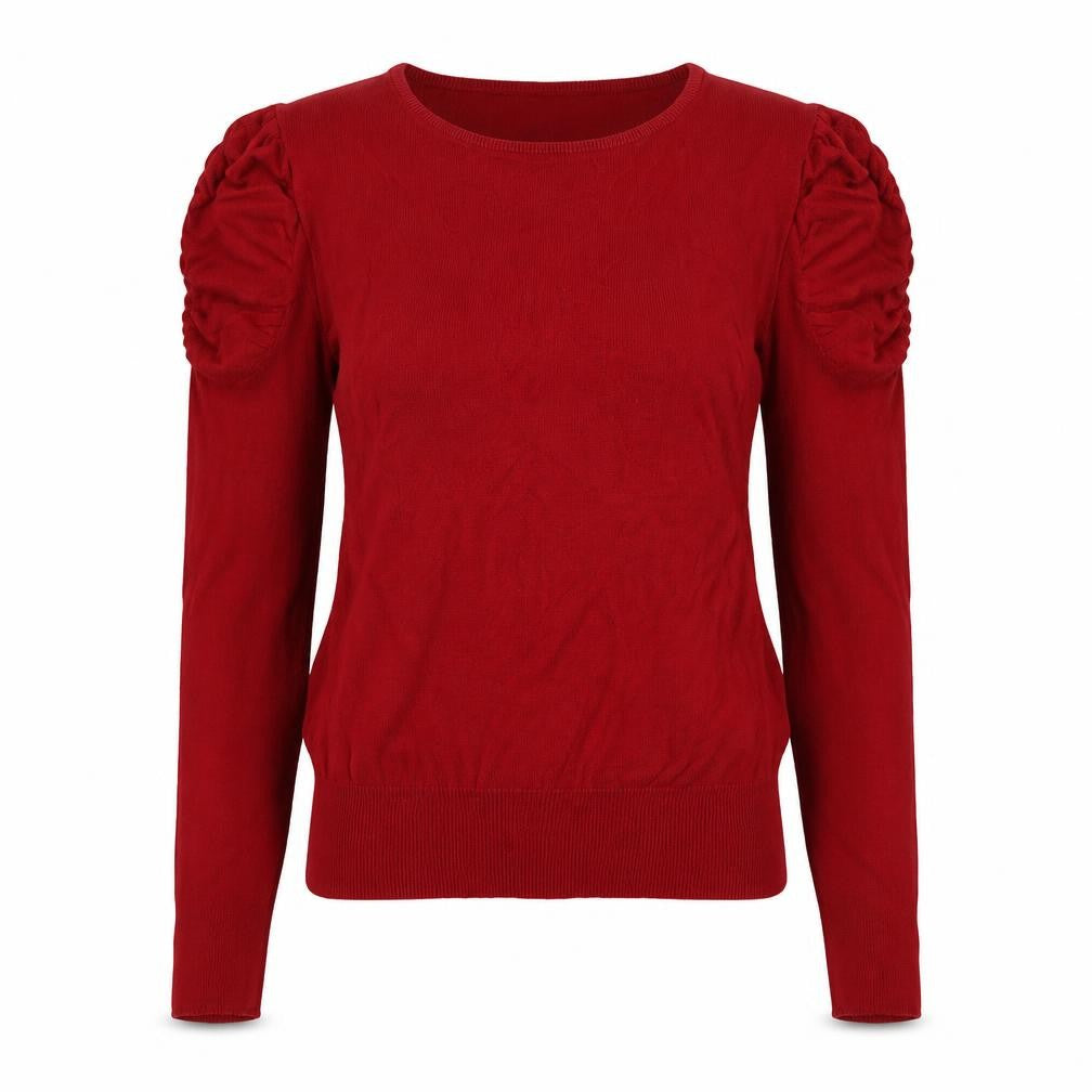 Mexx Womens Red  Knit Pullover Jumper Size M
