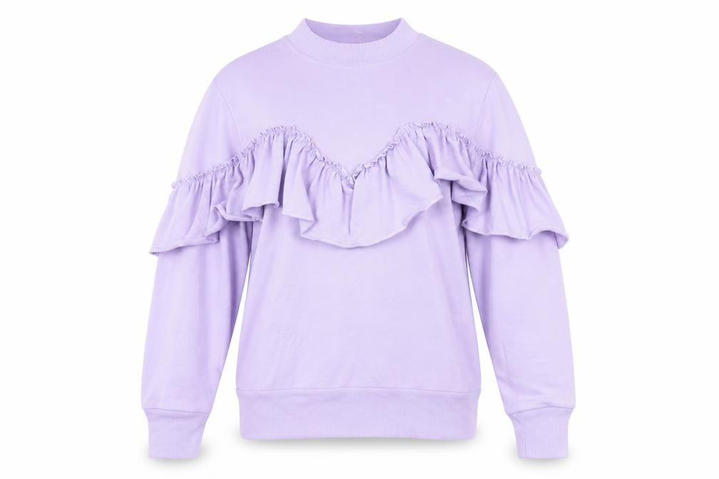 Topshop Womens Purple   Pullover Sweatshirt Size 8