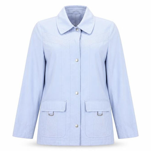 EWM Womens Blue   Overcoat Coat Size 10