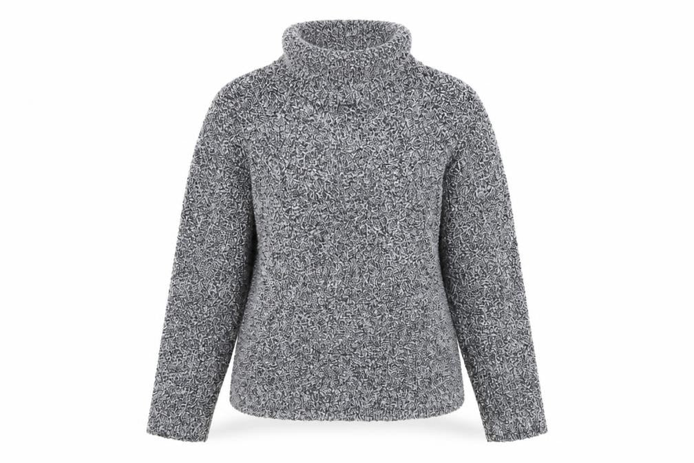 Front view of Atmosphere women’s black jumper, size UK 12