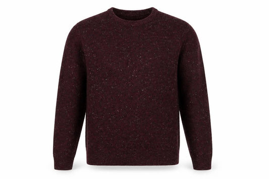 Front view of Cedarwood State men’s purple jumper, size M