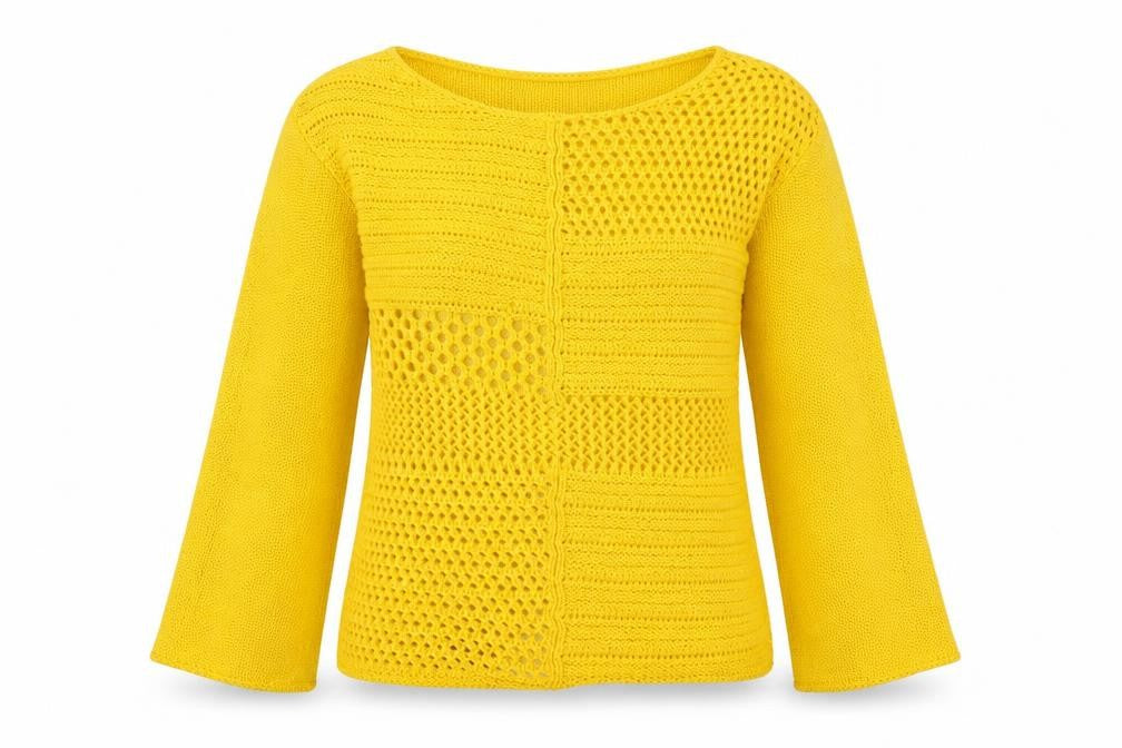 Papaya Womens Yellow   Pullover Jumper Size S