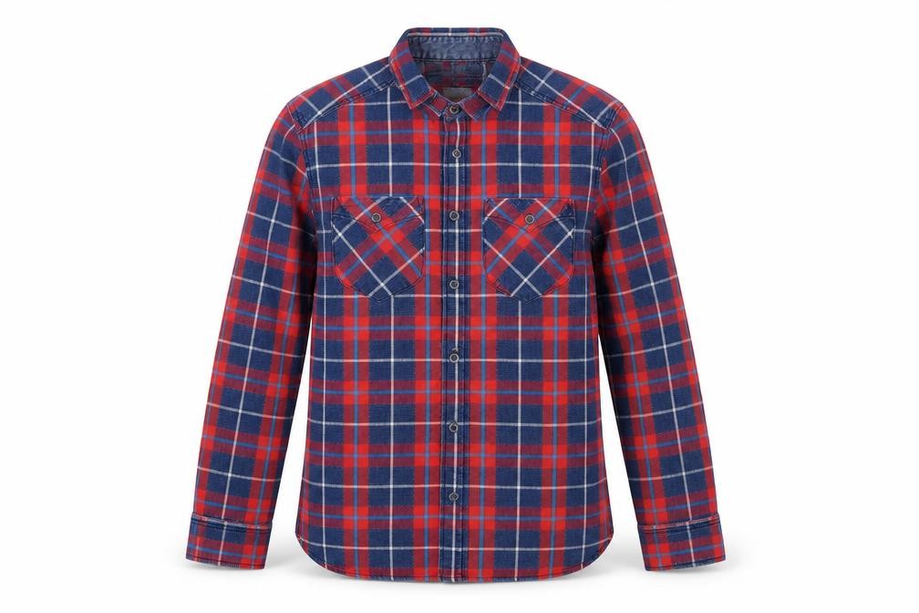 Preworn Mens Multicoloured Check   Button-Up Size S