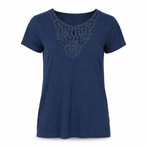 Charter Club Womens Blue   Basic T-Shirt Size M