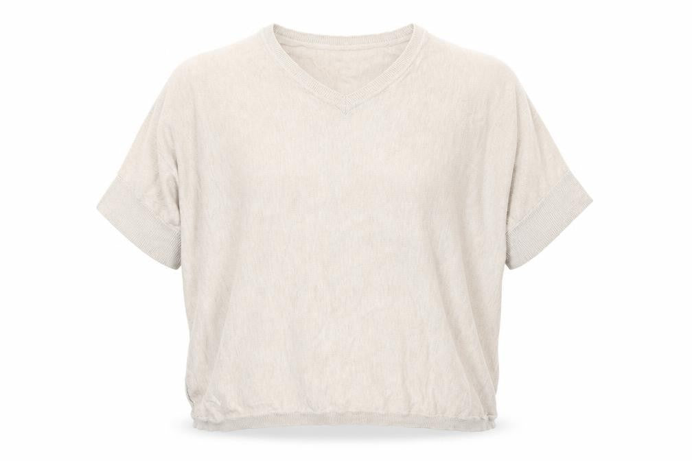Sweet Romeo Womens Beige   Pullover Jumper Size S