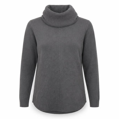 BASSINI Womens Grey   Pullover Jumper Size M
