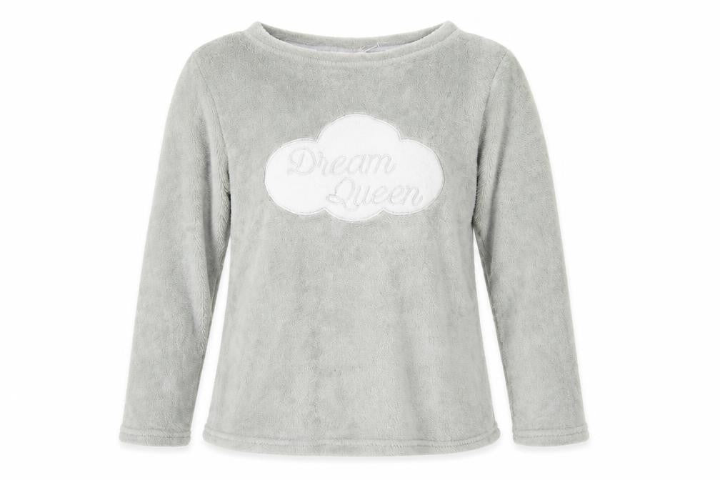 Preworn Womens Grey   Top Pyjama Top Size 8