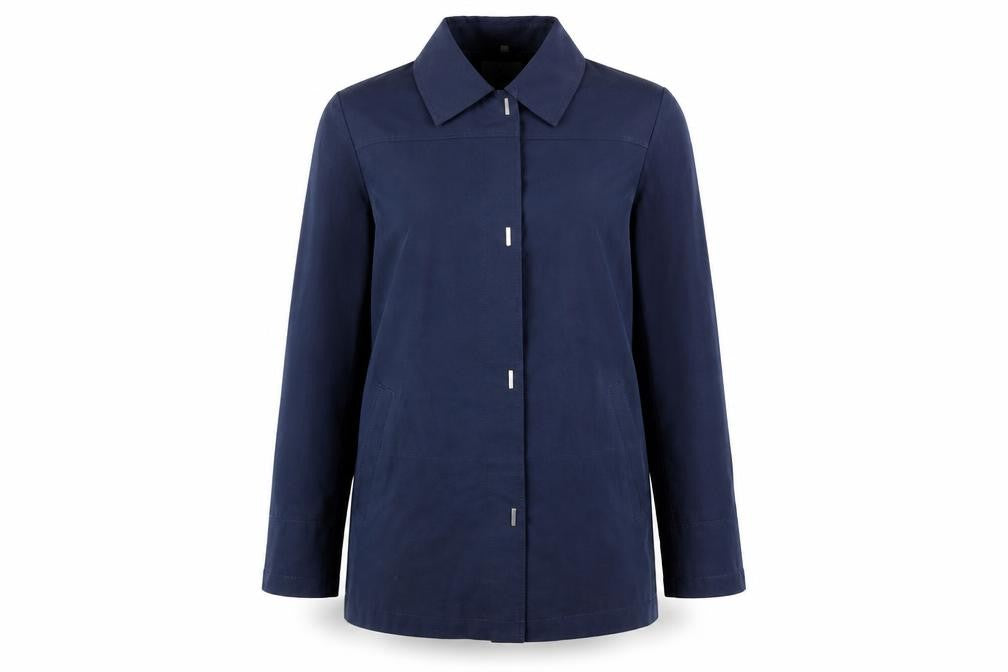 Eleganze Womens Blue   Overcoat Jacket Size 10