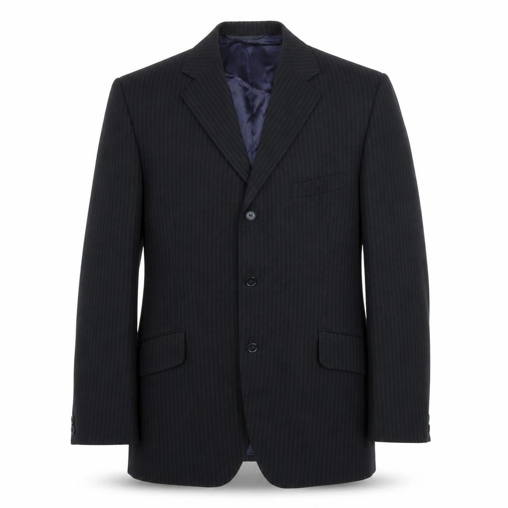 Jackson The Tailor Mens Blue Striped  Jacket Suit Jacket Size 40