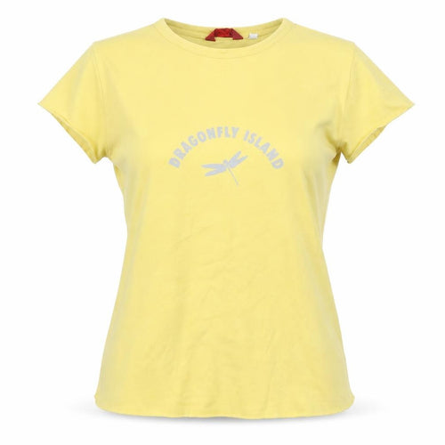 Lee Cooper Womens Yellow   Basic T-Shirt Size S  - Dragonfly Island