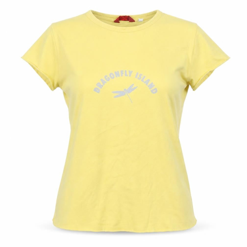Lee Cooper Womens Yellow   Basic T-Shirt Size S  - Dragonfly Island