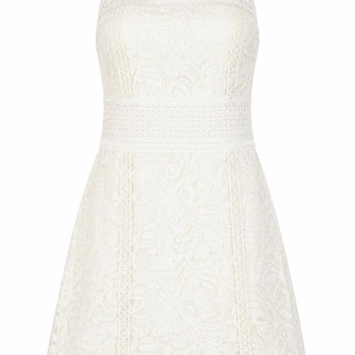 Topshop Womens White  Lace Mini  Size 6