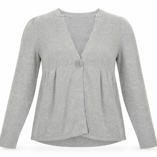 To the Max Womens Grey   Cardigan Jumper Size M